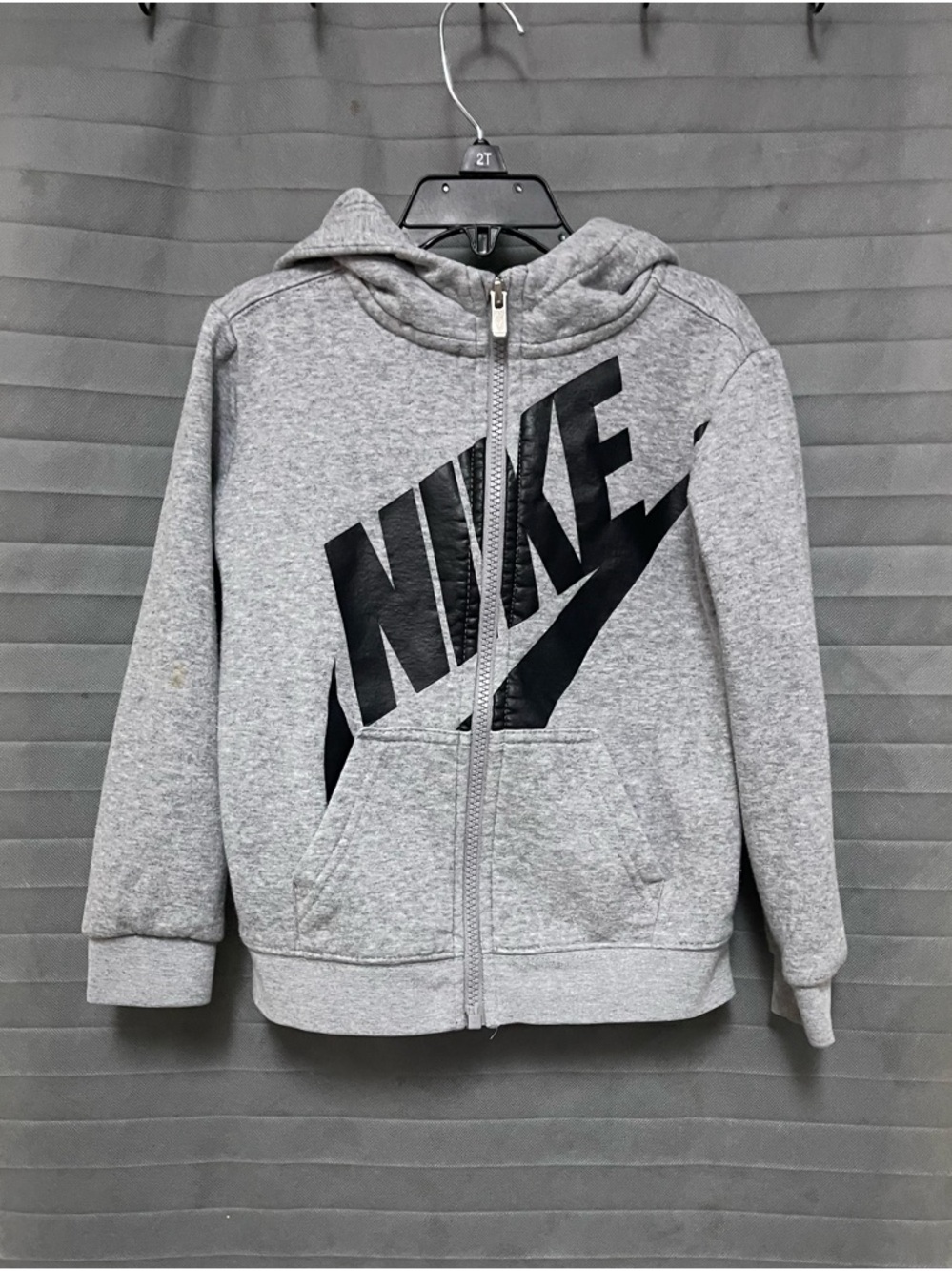 Nike toddler full-zip hoodie Grey size 4t